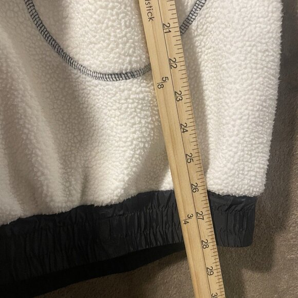 BDG Urban Outfitters Pullover Size XS Alpine Sherpa Fleece Oversized Sweatshirt - Picture 8 of 10